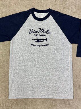 Bette Midler "Kiss My Brass" Tour Tee shirt Vintage 2003-2004 NWOT Size L
